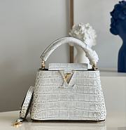 Louis Vuitton Capucines Mini White Size 21 x 14 x 8 cm - 1