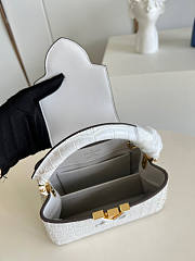 Louis Vuitton Capucines Mini White Size 21 x 14 x 8 cm - 6