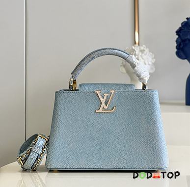 Louis Vuitton Capucines BB Blue Size 27 x 18 x 9 cm - 1