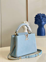 Louis Vuitton Capucines BB Blue Size 27 x 18 x 9 cm - 6
