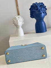 Louis Vuitton Capucines BB Blue Size 27 x 18 x 9 cm - 5