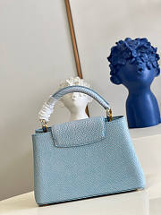 Louis Vuitton Capucines BB Blue Size 27 x 18 x 9 cm - 3