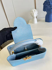 Louis Vuitton Capucines BB Blue Size 27 x 18 x 9 cm - 4