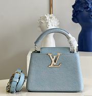 Louis Vuitton Capucines Mini Blue Size 21 x 14 x 8 cm - 1