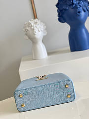 Louis Vuitton Capucines Mini Blue Size 21 x 14 x 8 cm - 5