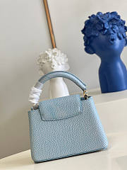 Louis Vuitton Capucines Mini Blue Size 21 x 14 x 8 cm - 3