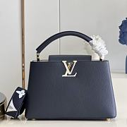Louis Vuitton Capucines MM Dark Blue Size 31.5 x 20 x 11 cm - 1