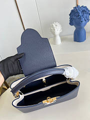 Louis Vuitton Capucines MM Dark Blue Size 31.5 x 20 x 11 cm - 2
