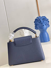 Louis Vuitton Capucines MM Dark Blue Size 31.5 x 20 x 11 cm - 3
