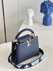 Louis Vuitton Capucines BB Dark Blue Size 27 x 18 x 9 cm - 6