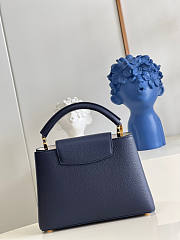 Louis Vuitton Capucines BB Dark Blue Size 27 x 18 x 9 cm - 5