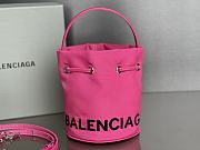 Balenciaga Canvas Bucket Bag Pink Size 21 x 18 x 15 cm - 5