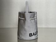 Balenciaga Canvas Bucket Bag Gray Size 21 x 18 x 15 cm - 5