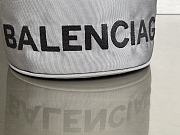 Balenciaga Canvas Bucket Bag Gray Size 21 x 18 x 15 cm - 4