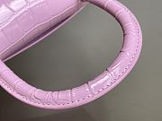 Balenciaga Hourglass Crocodile Pattern Pink Size 23 x 10 x 24 cm - 4
