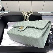 Chanel Flap Light Green Caviar Size 25 cm - 6