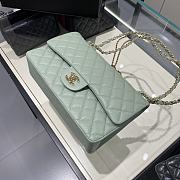 Chanel Flap Light Green Caviar Size 25 cm - 5