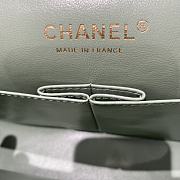Chanel Flap Light Green Caviar Size 25 cm - 3