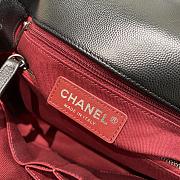 Chanel Coco Handle Bag Silver Hardware Size 18 x 29 x 12 cm - 5