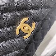 Chanel Coco Handle Bag Gold Hardware Size 18 x 29 x 12 cm - 6