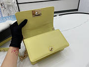 Chanel Boy Bag Caviar Gold Hardware Size 20 cm - 3