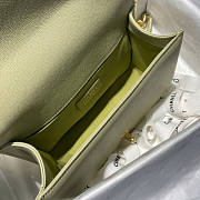 Chanel Boy Bag Caviar Green Gold Hardware Size 25 cm - 6