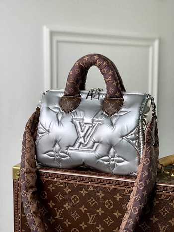 Louis Vuitton M20973 Speedy Bandouliere 25 Handbag Silver