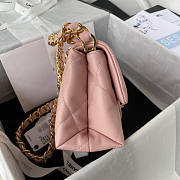 Chanel Flap Handle Bag Pink Size 20.5 x 15 x 8 cm - 3