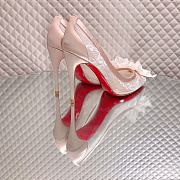 Christian Louboutin White High Heel 10 cm - 4