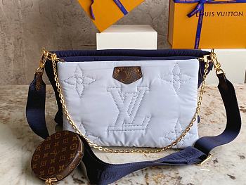 Louis Vuitton LV Multi Pochette Dark Blue Size 34 x 21.5 x 5 cm