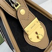  Gucci Mini Top Handle Bag Leather Size 22 x 15 x 11 cm - 3