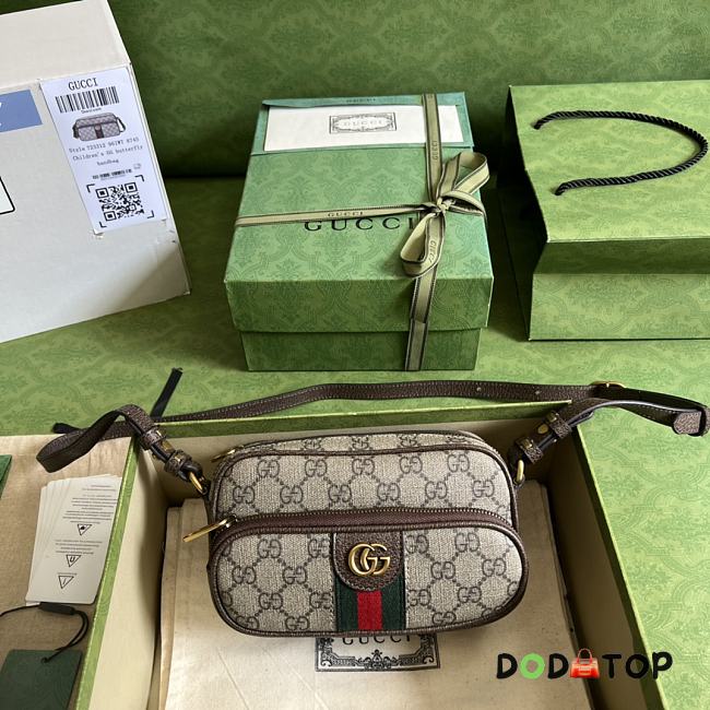 Gucci Ophidia Small Messenger Bag Small Size 18 x 11 x 6 cm - 1