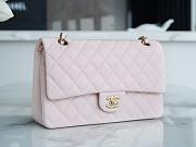 Chanel Flap Bag Lambskin Pink Gold Hardware Size 25 cm - 6
