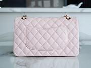 Chanel Flap Bag Lambskin Pink Gold Hardware Size 25 cm - 3
