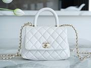 Chanel Coco Handle Bag White Size 19 cm - 1