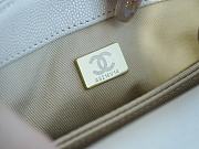 Chanel Coco Handle Bag White Size 19 cm - 5