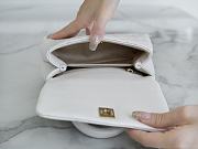 Chanel Coco Handle Bag White Size 19 cm - 4