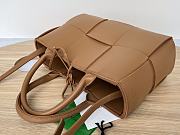 Botega Venata Mini Arco Tote Bag Carmel Size 25 x 16 x 8 cm - 4