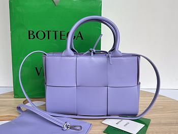 Botega Venata Mini Arco Tote Bag Purple Size 25 x 16 x 8 cm