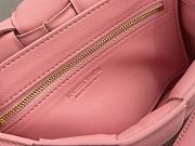 Botega Venata Cassette Medium Pillow Bag Pink Size 19 x 12 x 5 cm - 3