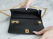 Chanel 22K Woc Black Bag Size 12.3 × 19.2 × 3.5 cm - 6