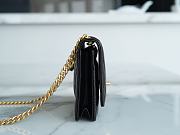 Chanel 22K Woc Black Bag Size 12.3 × 19.2 × 3.5 cm - 5