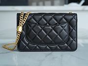 Chanel 22K Woc Black Bag Size 12.3 × 19.2 × 3.5 cm - 2