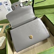 Gucci Horsebit 1955 Medium Handbag Grey Size 29 x 20 x 13 cm - 2