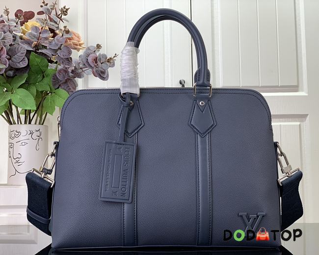 Louis Vuitton LV Briefcase Blue Size 38 x 29.5 x 7 cm - 1