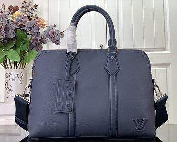 Louis Vuitton LV Briefcase Blue Size 38 x 29.5 x 7 cm