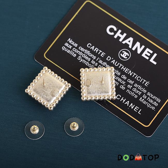 Chanel Square Earrings  - 1