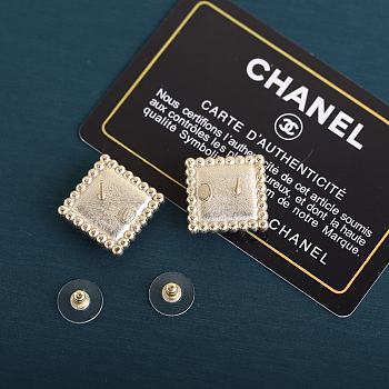 Chanel Square Earrings 