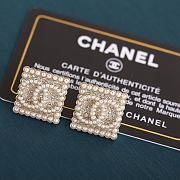 Chanel Square Earrings  - 3