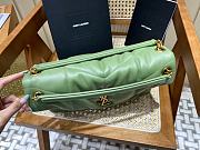 YSL Loulou Puffer Quilted Lambskin Bag Avocado Green Size 35 x 23 x 13.5 cm - 4